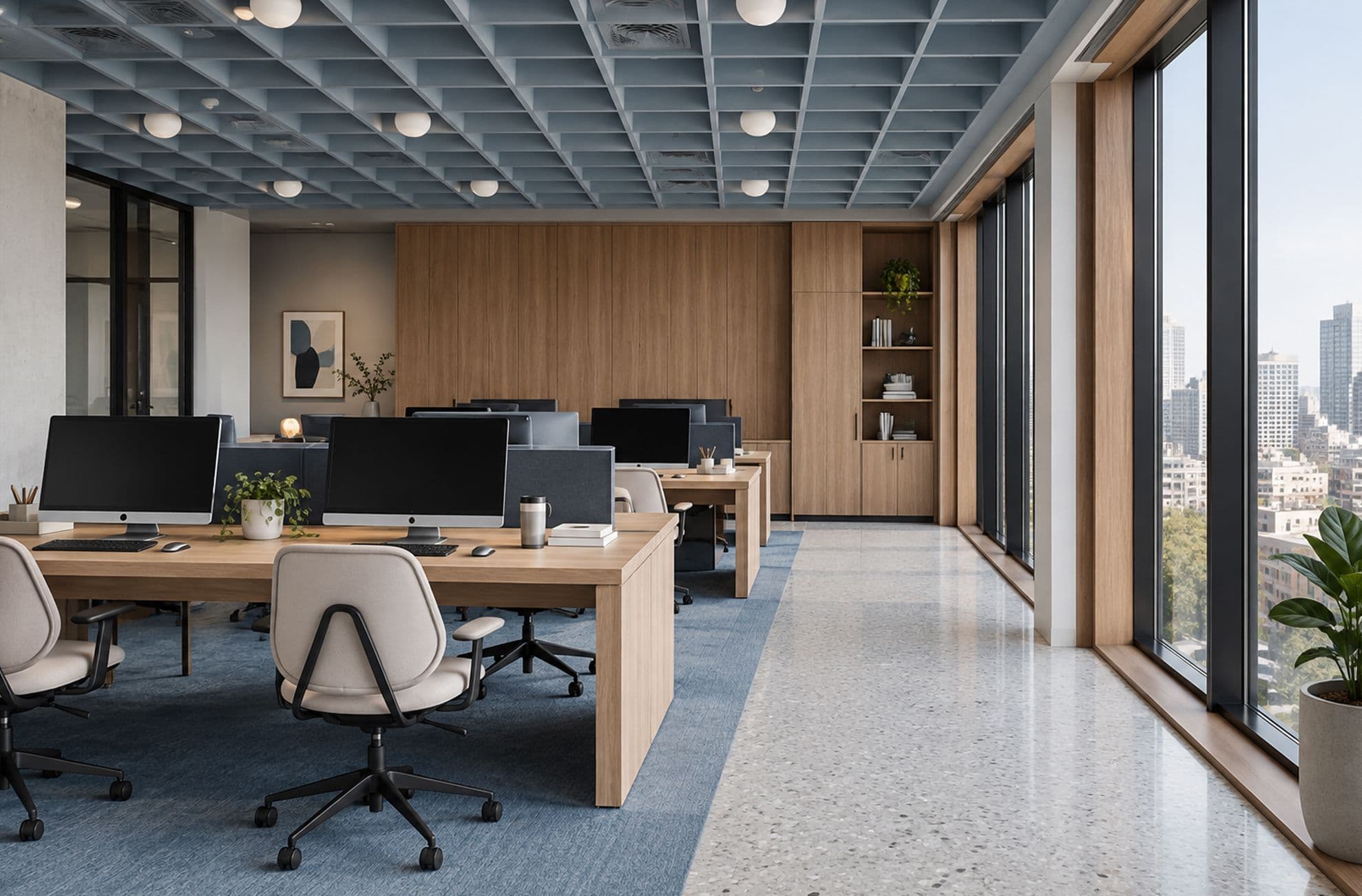 Commercial interiors by POA